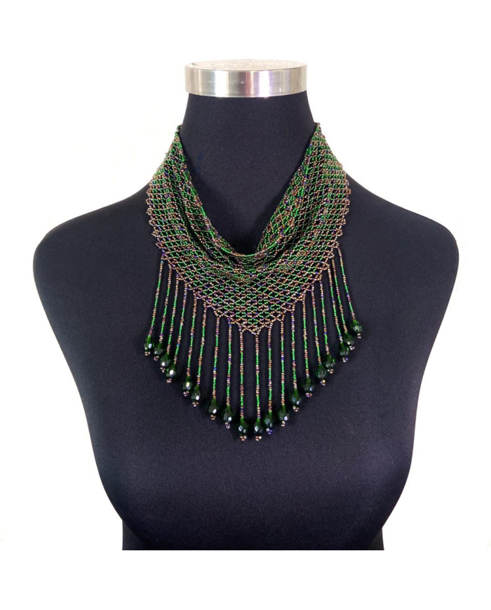 Collar Verde Esmeralda