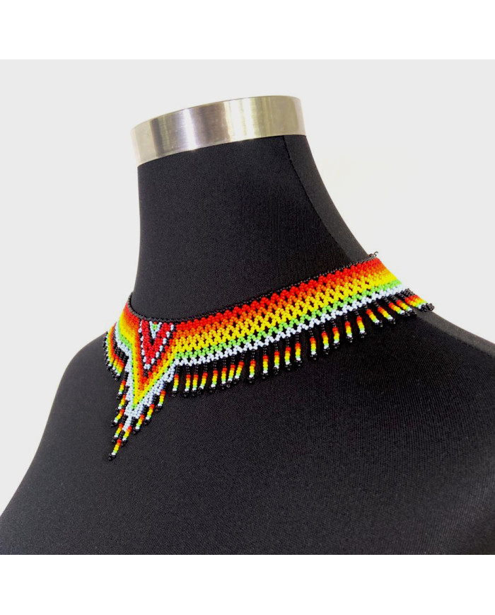 Collar Arcoiris Triangulo