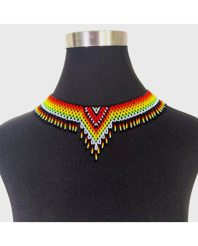 Collar Arcoiris Triangulo