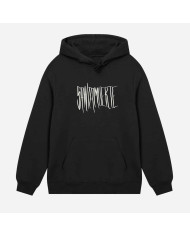 Hoodie SantaMuerte Logo Blanco