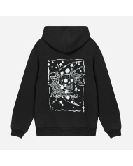 Hoodie Santa Muerte Logo Blanco