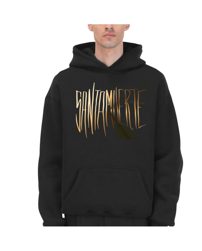 Hoodie SantaMuerte Logo Dorado