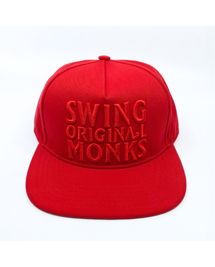 Gorra Swing Orginal Monks Roja Logo Rojo