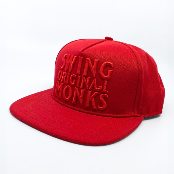 Gorra Swing Orginal Monks Roja Logo Rojo