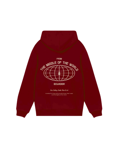 Hoodie From The Middle of the World (Vino)