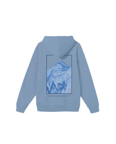 Hoodie Montaña (Celeste)