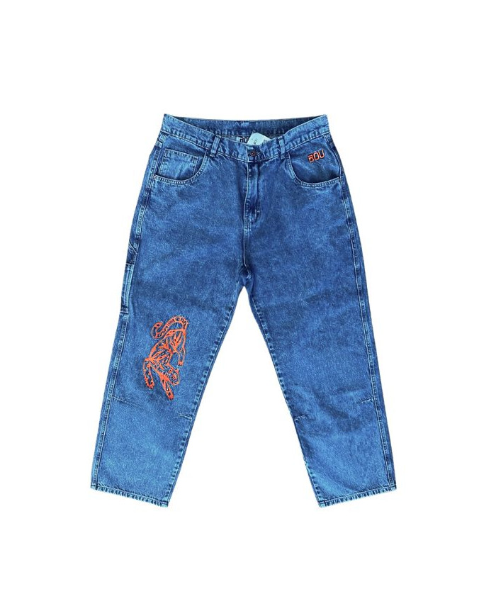 Jean Raiz Azul Jaspeado – Edición Jaguar BOU