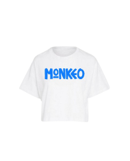 Croptop Monkeo Negro Letras Amarillas