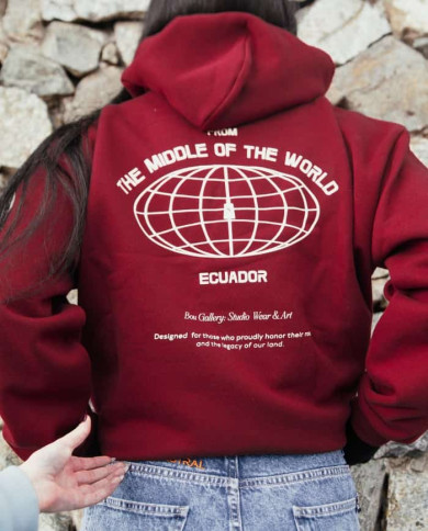 Hoodie “From the Middle of the World” – BOU