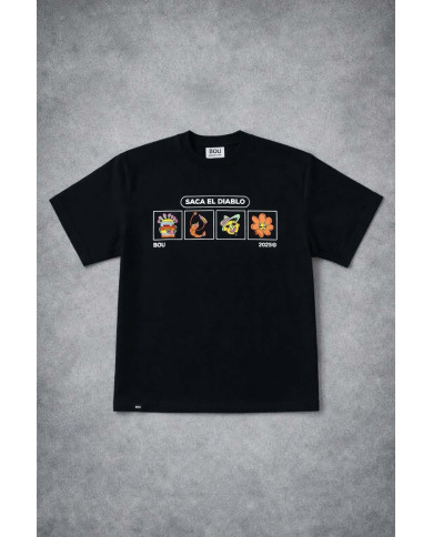 Camiseta "Saca el Diablo" Negra