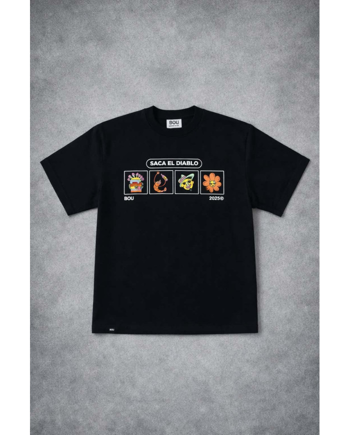 Camiseta "Saca el Diablo" Negra