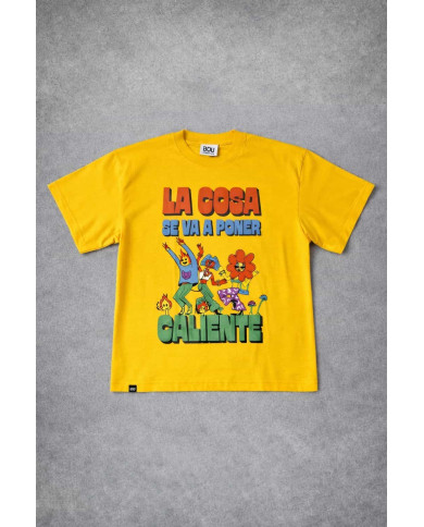 Camiseta Saca el Diablo - Naranja