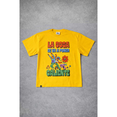Camiseta Saca el Diablo - Naranja