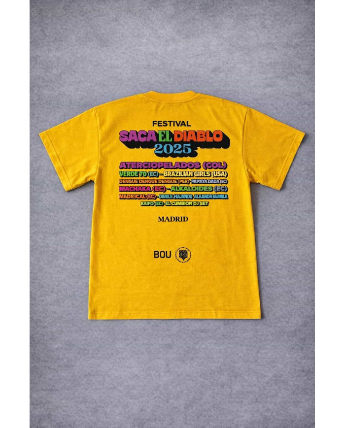 Camiseta Saca el Diablo - Naranja